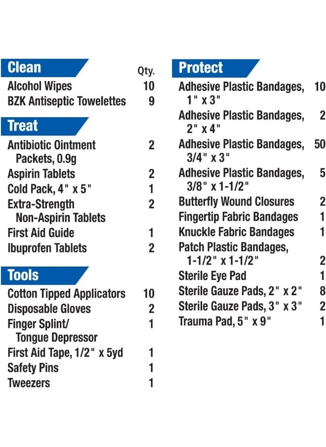 First Aid Only All-Purpose First Aid Kit, Soft Case (131 Piece)