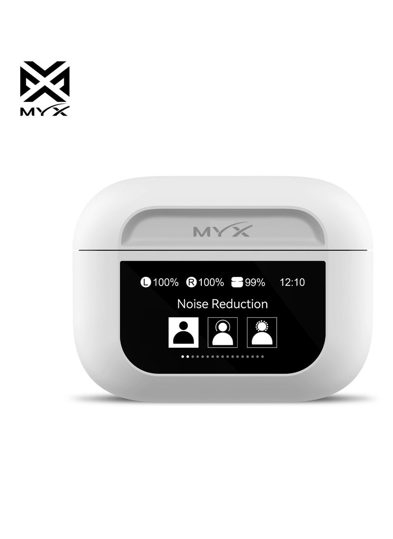 Mysmart Buds – Bluetooth Earbuds with ANC Technology - White