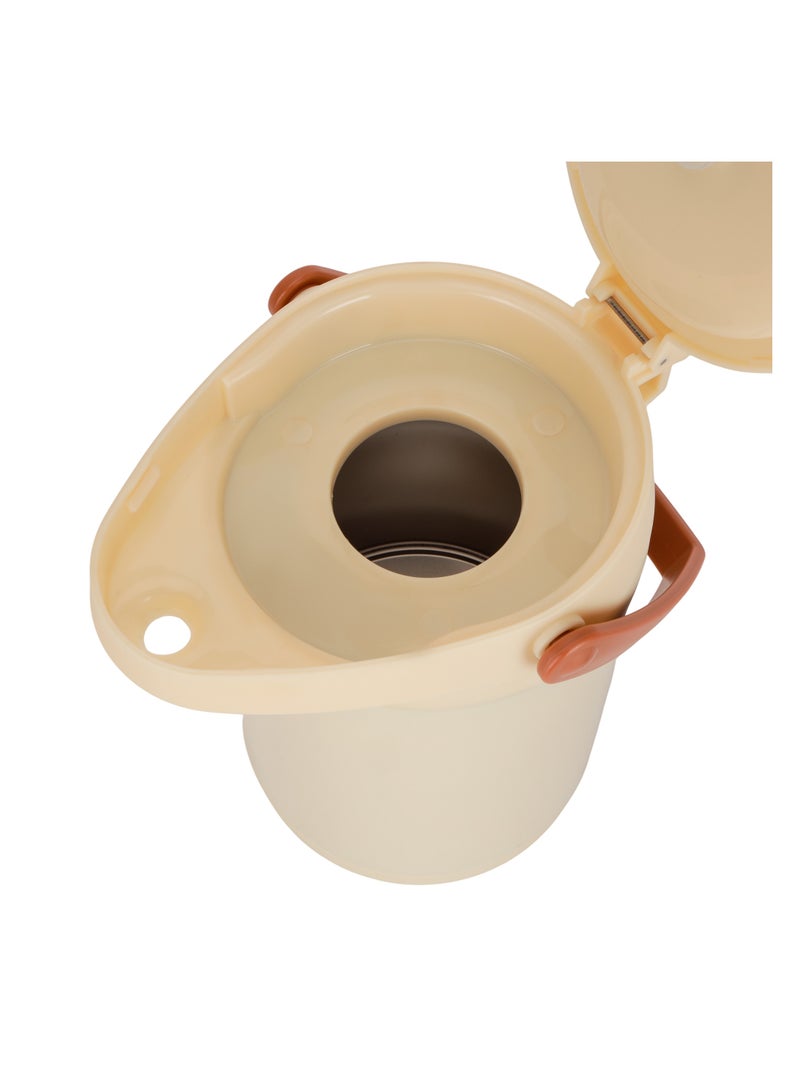 Royalford 3.5 L Airpot Flask- RF12149/ 360-Degree Rotating Base, Asbestos-Free Glass Inner/ Keeps the Drink Hot for 18 Hour and Cold for 24 Hours Multicolor
