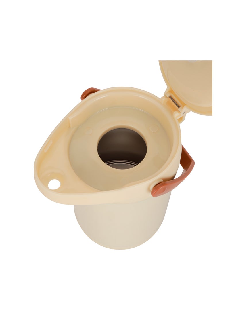 Royalford 3.0 L Airpot Flask- RF12148/ 360-Degree Rotating Base, Asbestos-Free Glass Inner/ Keeps the Drink Hot for 18 Hour and Cold for 24 Hours Multicolor