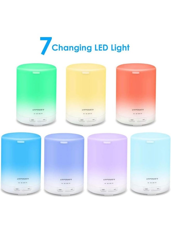 URPOWER Aroma Essential Oil Diffuser with Night Light - 300ml