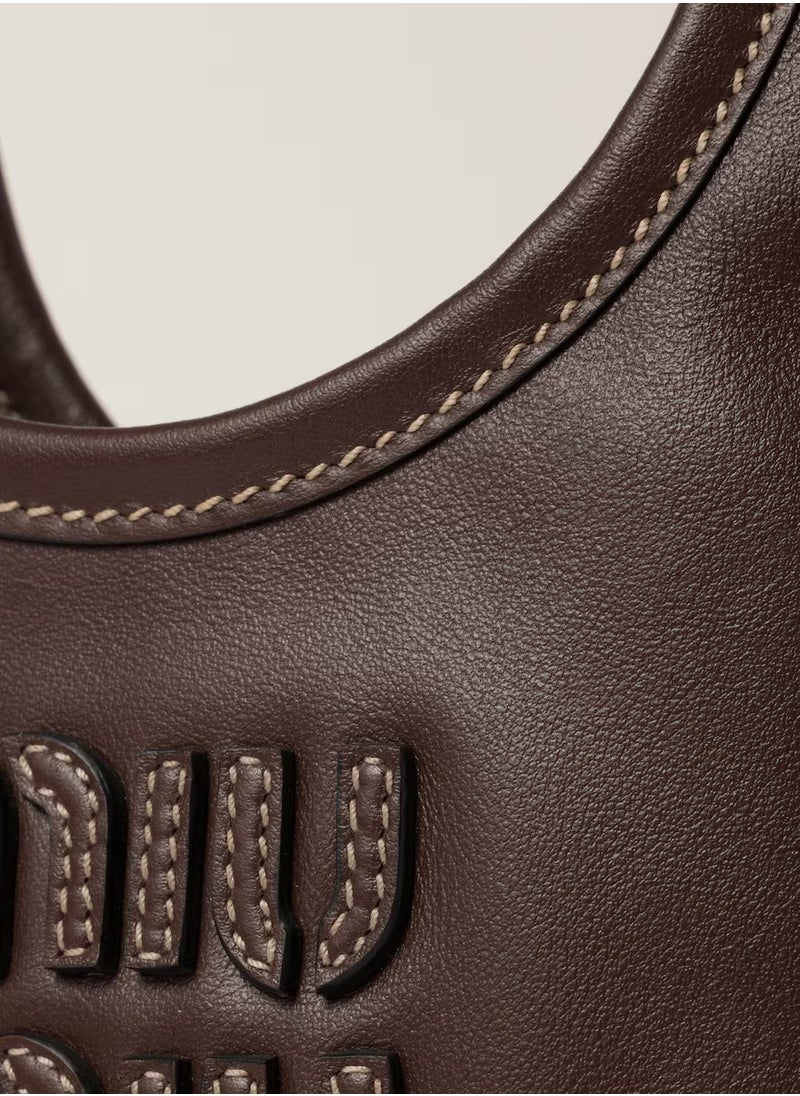 MIU IVY leather handbag