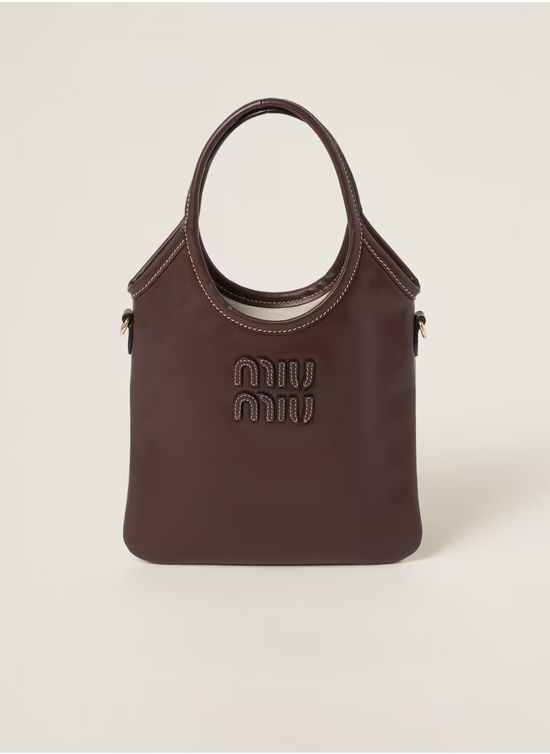 MIU IVY leather handbag