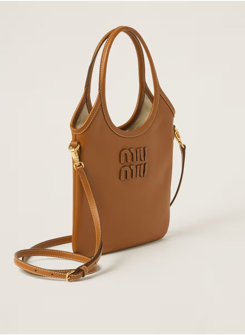 MIU IVY leather handbag
