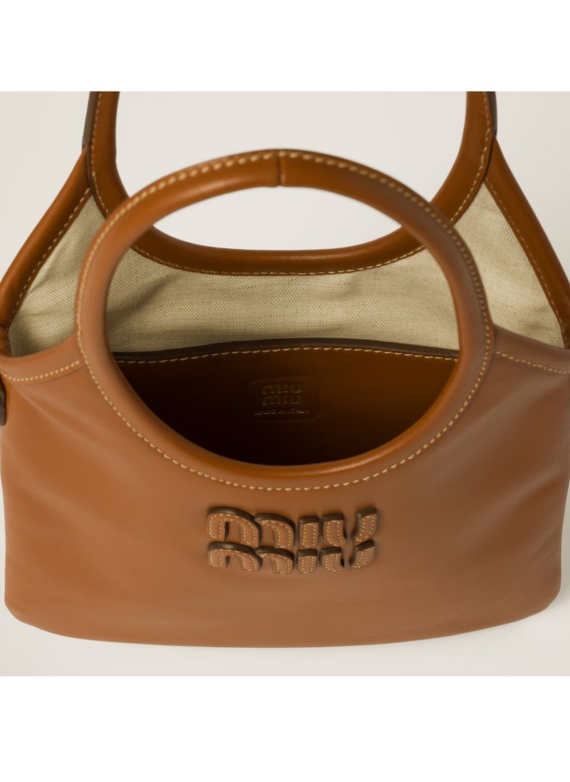 MIU IVY leather handbag