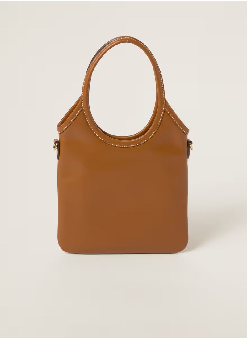 MIU IVY leather handbag