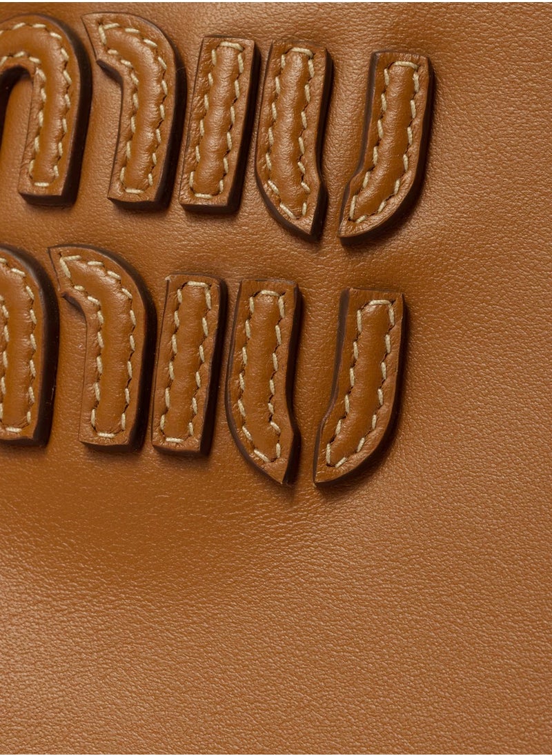 MIU IVY leather handbag