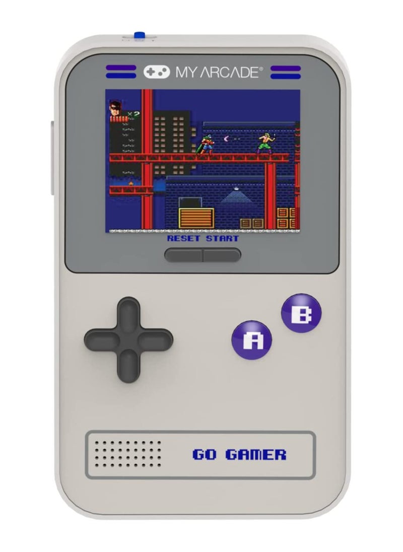 My Arcade Go Gamer Classic-Purple: Portable Electronic Game Console with 300 Games, Full Color 2.5