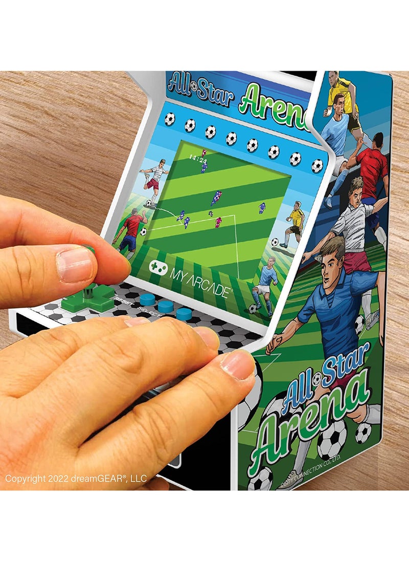 My Arcade DGUNL-4125 All-Star Arena Micro Player: Mini Machine with 307 Games, Fully Playable, 6.75