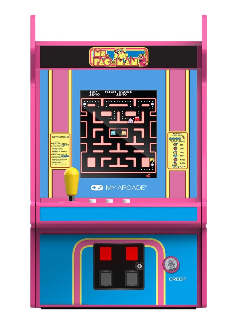 My Arcade Ms. Pac-Man Micro Player: 100 Games, 6.75