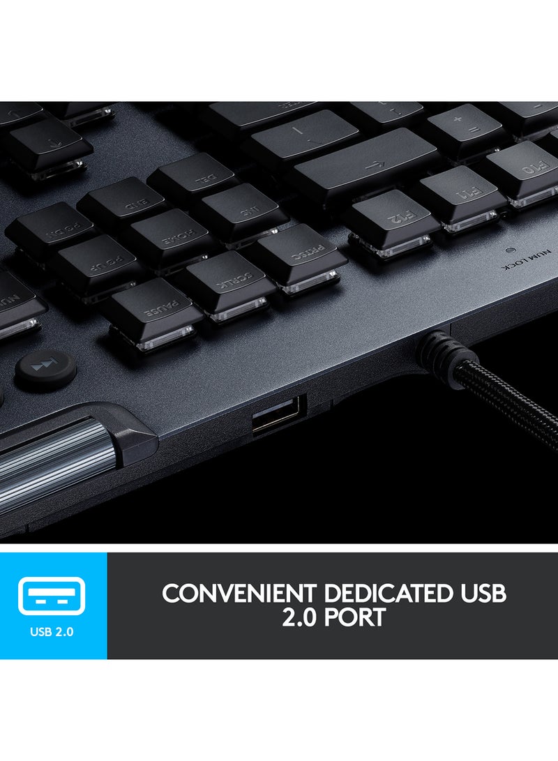 G815 Lightsync RGB Mechanical Gaming Keyboard - Black