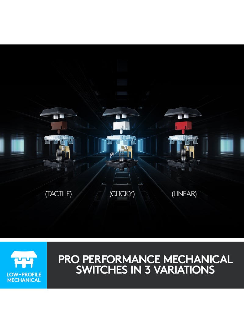 G815 Lightsync RGB Mechanical Gaming Keyboard - Black