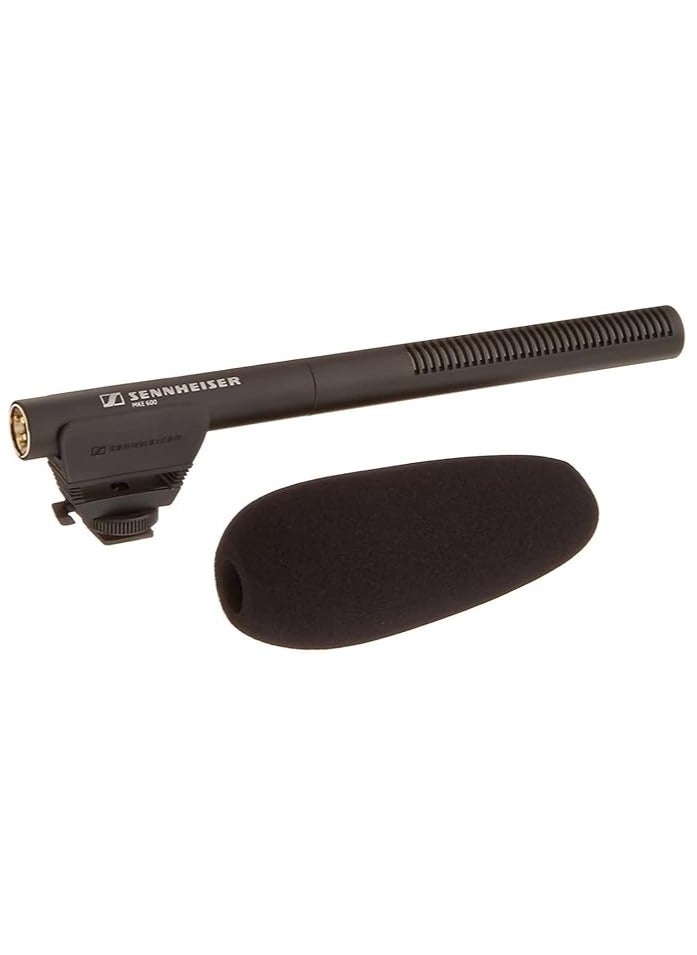 Sennheiser Professional Mke 600 Shotgun Microphone With XLr-3 To 3.5Mm Connector For Video Camera/Camcorder, 505453, Black, Microphone, Windshield And Shockmount