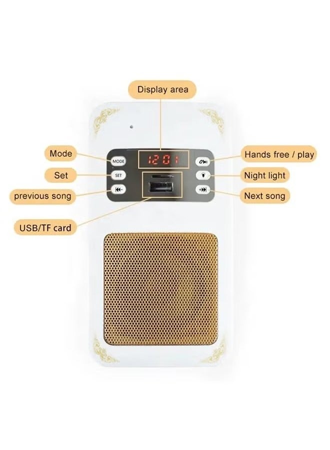 Bluetooth Quran Speaker White White
