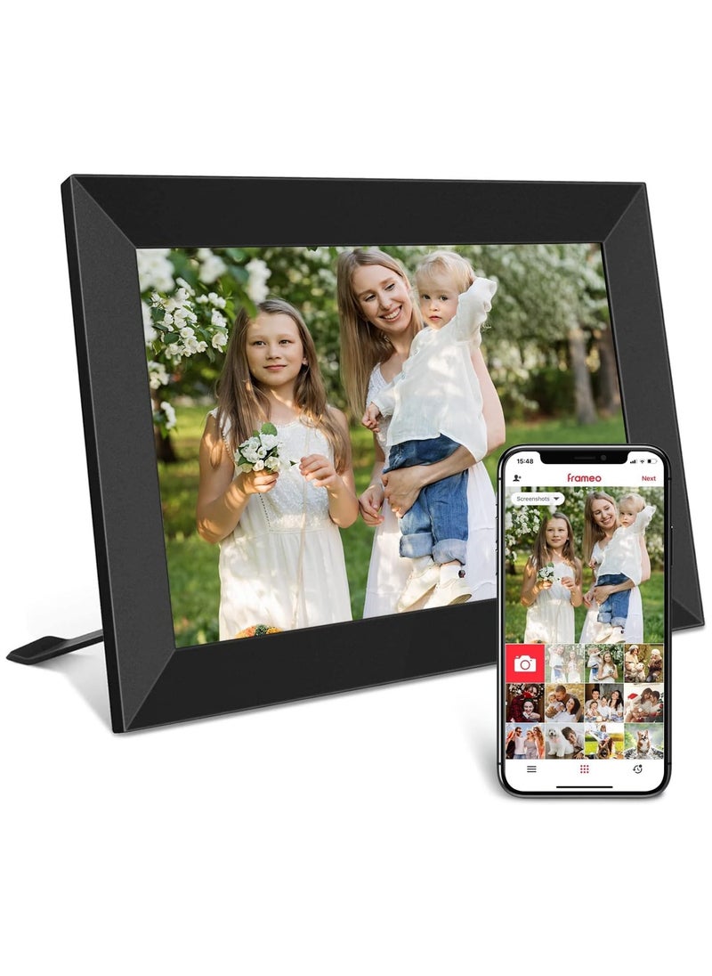 10.1-Inch WiFi Digital Photo Frame, HD IPS Touchscreen, 32GB Storage, Auto-Rotate, Instant Photo & Video Sharing via Uhale App, Smart Digital Frame for Home Décor & Gifts