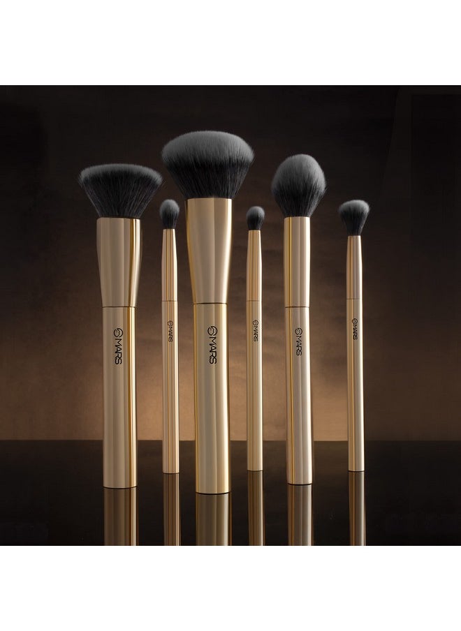 Mars 6in1 Professional Durable Makeup Brush Set