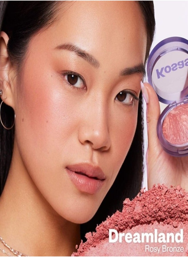 Blush is Life Baked Talc-Free Dimensional + Brightening Blush, Dreamland - Rosy Bronze 4.5g