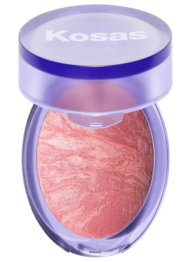 Blush is Life Baked Talc-Free Dimensional + Brightening Blush, Dreamland - Rosy Bronze 4.5g