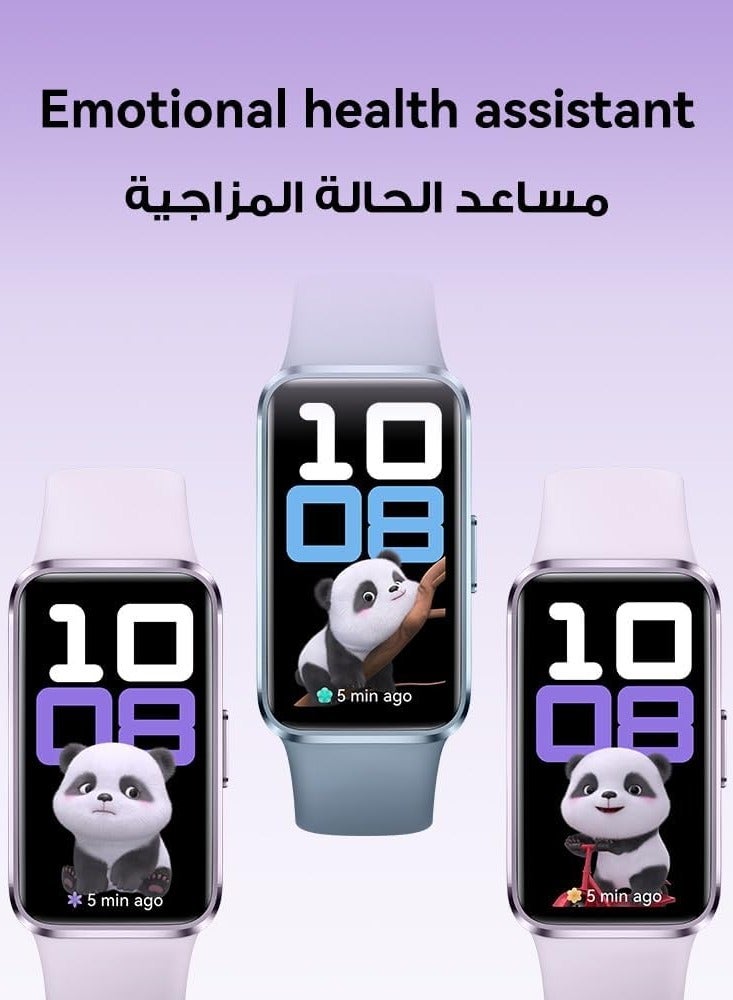HUAWEI Band 10 Smart Watch, Metallic Design and Comfortable Wearing, Pro-level Sleep Analysis, Emotional Health Aid, 100 Workout Modes, Robust Battery Life, IOS and Android black