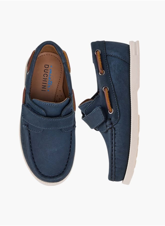 Boys Solid Slip-On Mocassins
