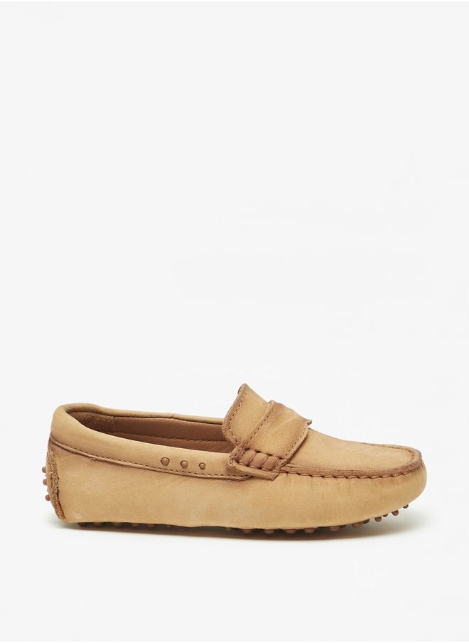 Boys Solid SlipOn Mocassin