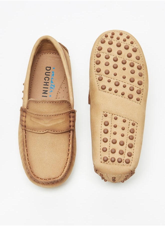 Boys Solid SlipOn Mocassin