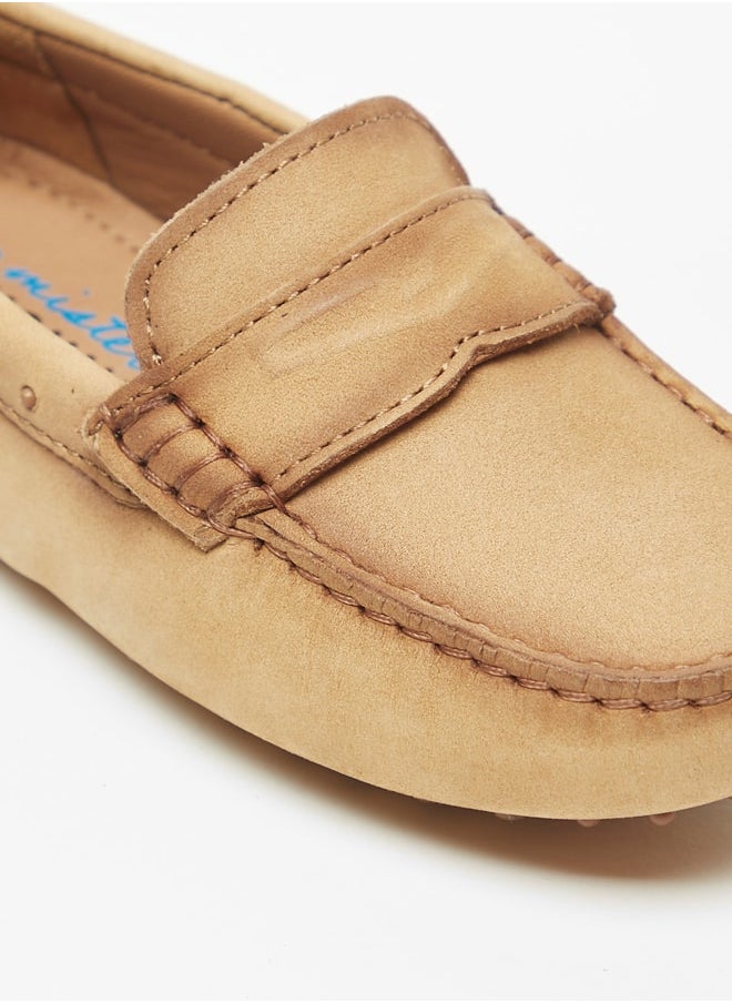 Boys Solid SlipOn Mocassin