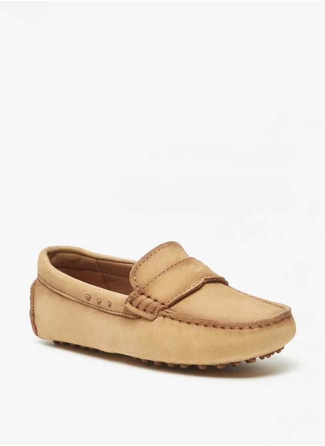 Boys Solid SlipOn Mocassin