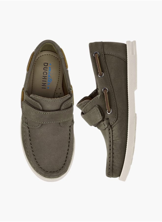 Boys Solid Slip-On Mocassins