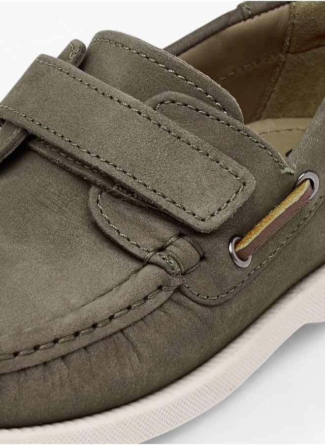 Boys Solid Slip-On Mocassins
