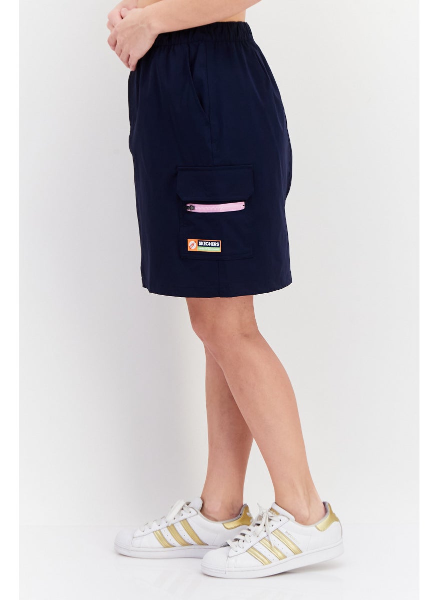 Women Sportswear Fit Outdoor Skirts, Navy Combo