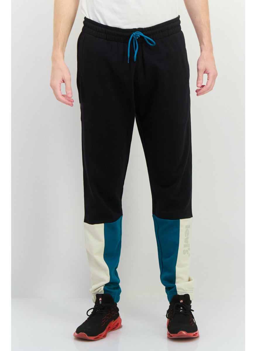 Men Regular Fit Outdoor Track Pants, Black Combo