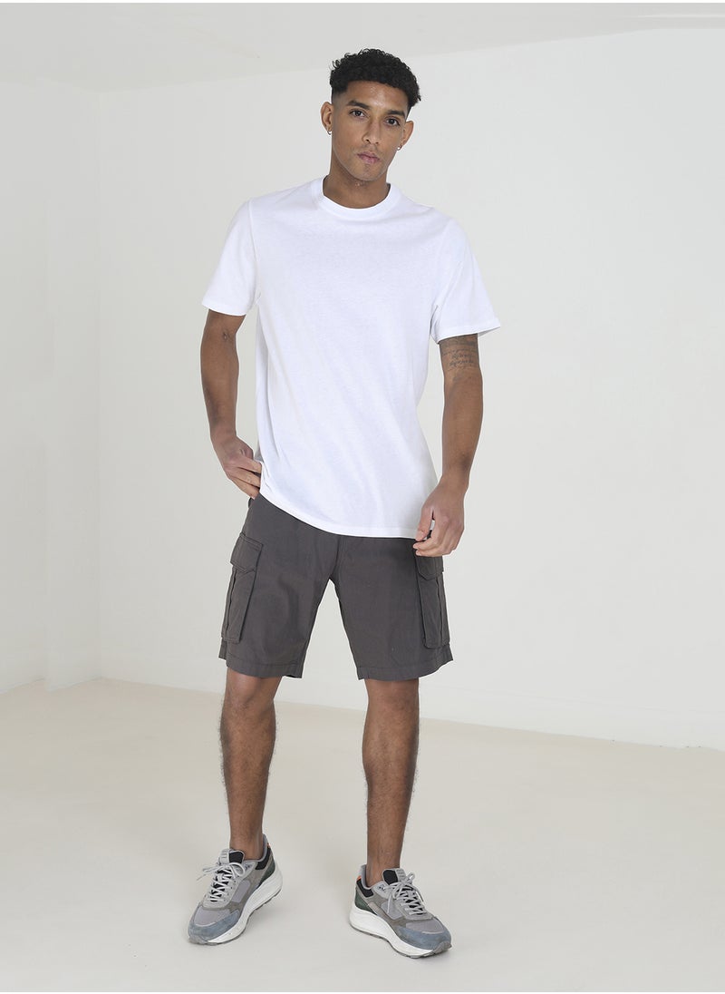 Canvas Cargo Shorts