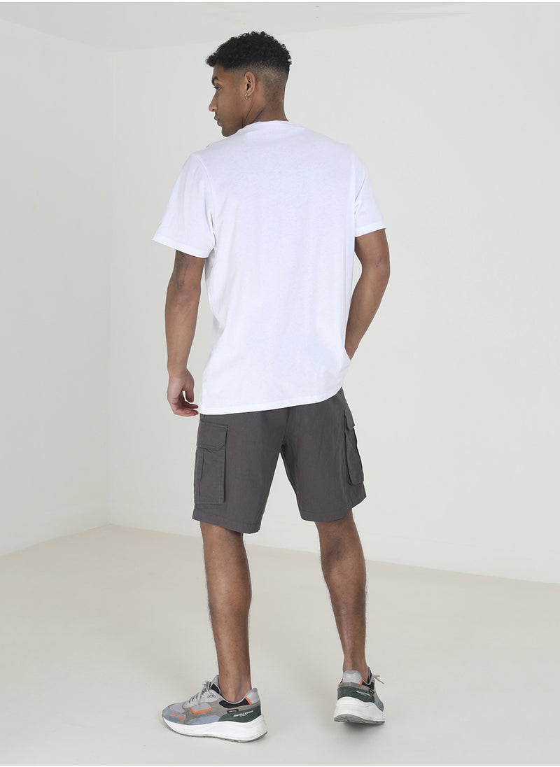 Canvas Cargo Shorts