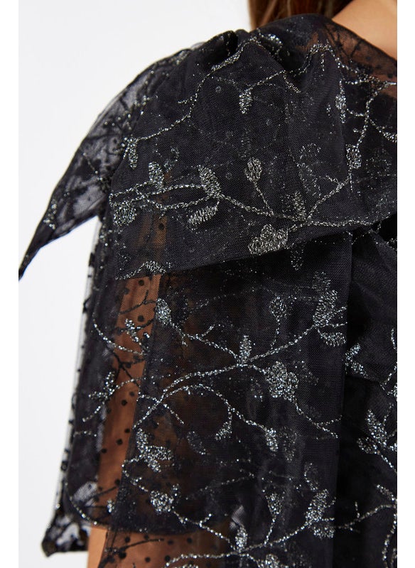 Multi shaded Tulle Layered Frock