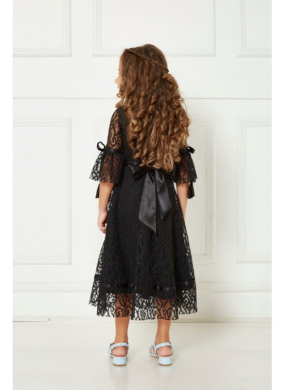 Lace Embellished Long Frock