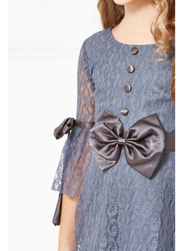 Lace Embellished Long Frock