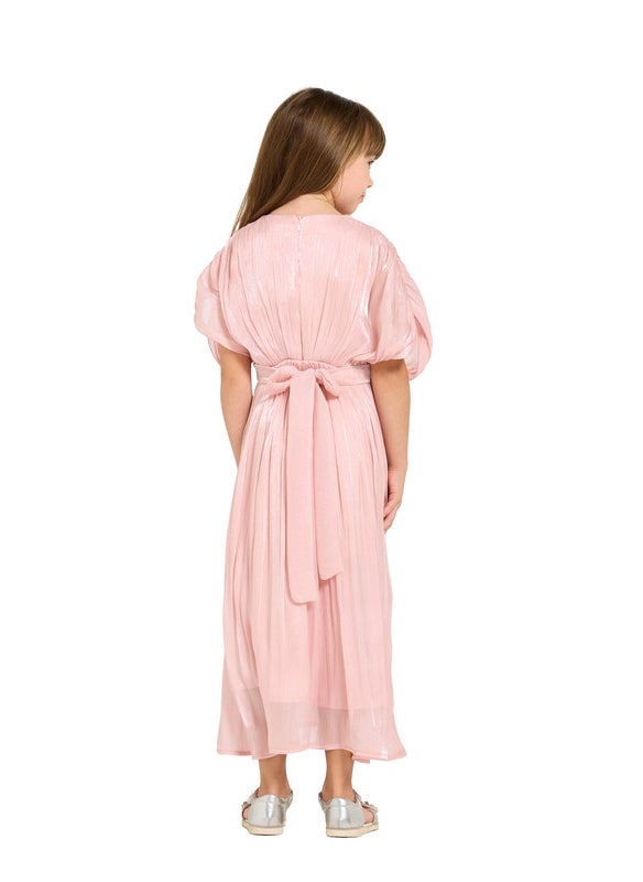 Ruched Orgaza Long Frock