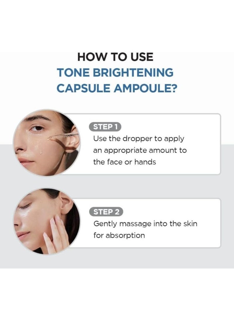 Madagascar Centella Tone Brightening Capsule Ampoule 3.38 fl.oz(100ml) | Calming Moisturizing Brightening | Sensitive Skin