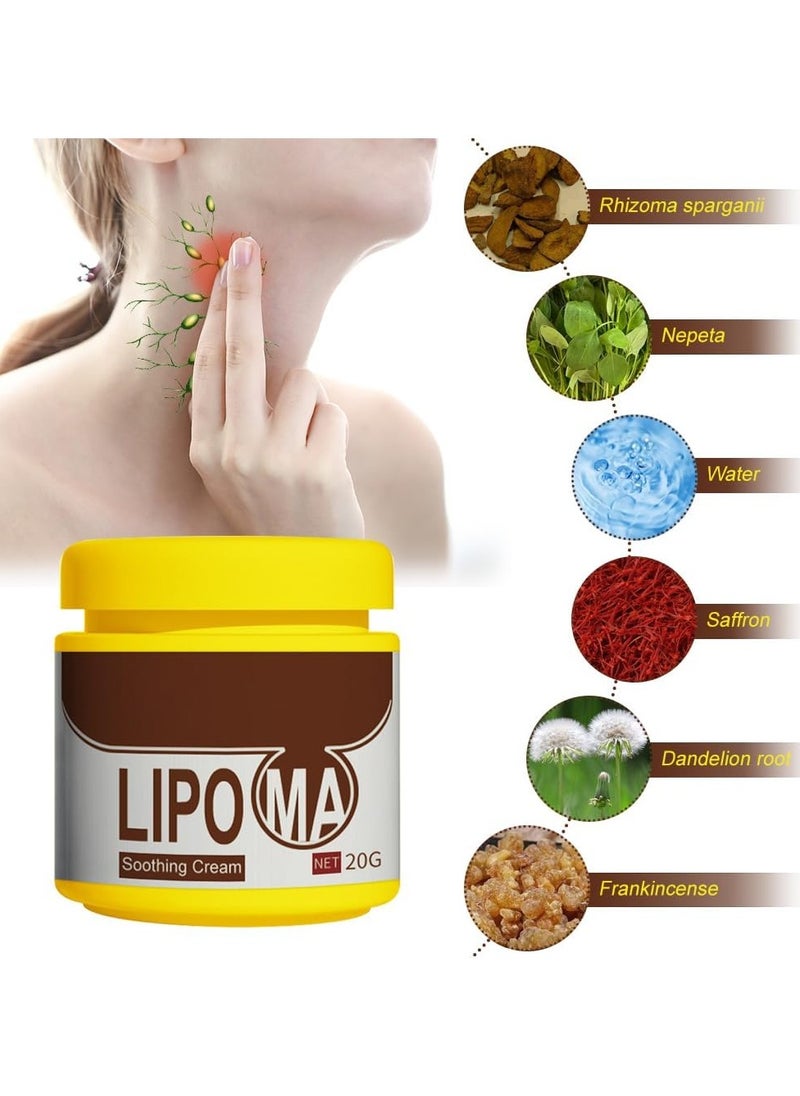 Lipoma Removal Cream,Natural Herbal Body Care Balm | Instant Lipoma Removal Cream Ointment for Subcutaneous Lumps and Various Fat Agglomerates, Relieving