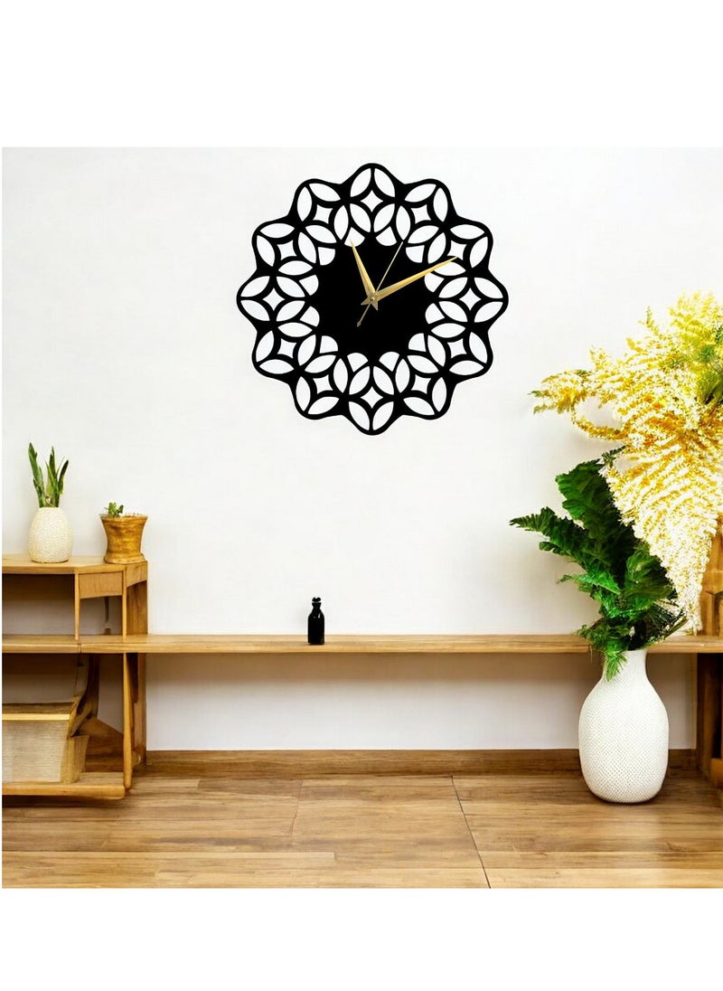 Wall Clock for Home Stylish Latest | Minimalist Metal Wall Clock | Stylish Analog Big Size Wall Watch | Wall Decor Gift Item (Style 5, 16 x 16 inches)