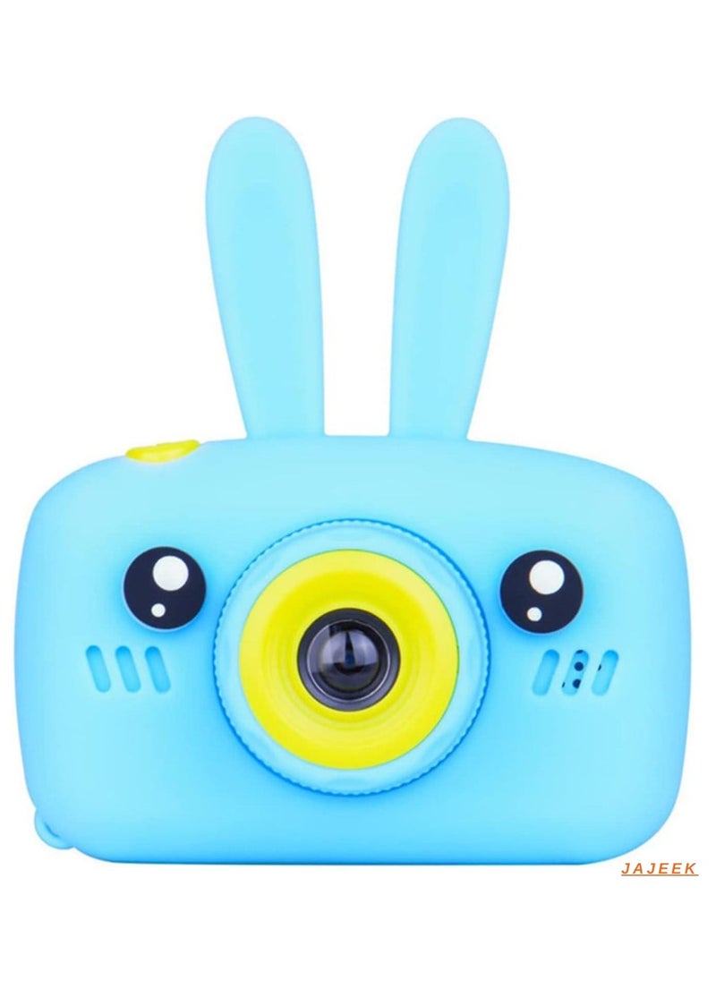 Kids Camera – HD Video Camcorder for Boys & Girls, 2.0 Inch Screen, Rechargeable, Perfect for Children Ages 3-10, Ideal for Birthday and Christmas Gifts (White 16GB / Blue 8GB)