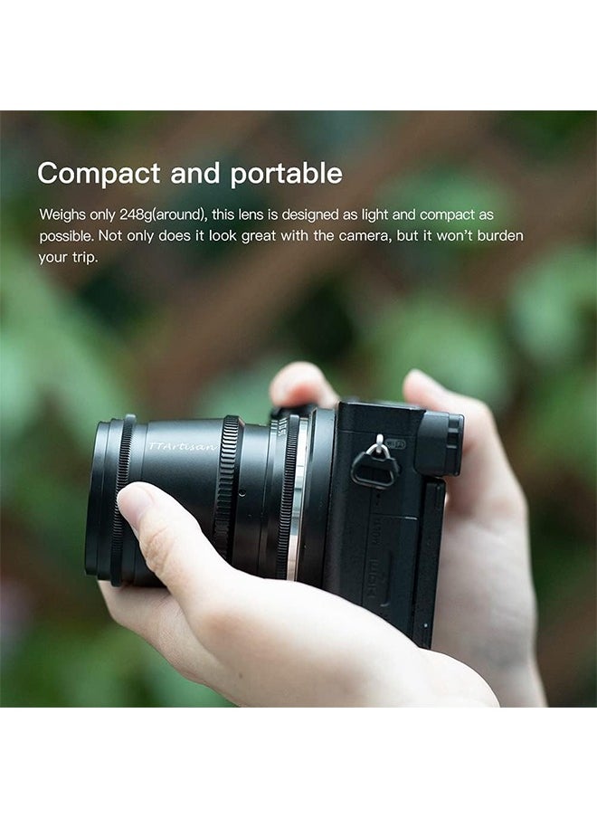 TTArtisan 17mm F1.4 APS-C Manual Focus Large Aperture Lens for E Mount Camera Like A5000 A5100 A6000 A6100 A6300 A6400 A6500 A6600 NEX-3 NEX-3N NEX-3R NEX-5T NEX-5R NEX-5 NEX-5N NEX-7 NEX-5C
