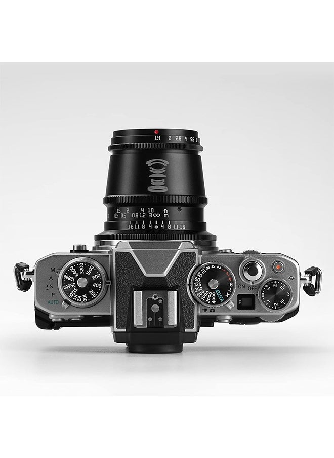 TTArtisan 17mm F1.4 APS-C Manual Focus Wide-Angle Large Aperture Camera Lens for Z Mount Camera Like Z6、Z7、Z50、Z5、Z6II、Z7II （Black