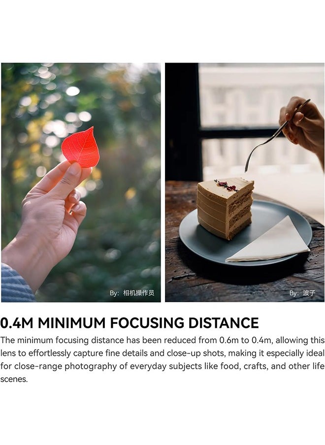 TTArtisan Auto Focus 35mm F1.8 Mark II APS-C Lens, 35mm F/1.8 AF Portrait Lenses for Fuji X-A2 X-A5 X-A7 X-H1 X-T100 X-T20 X-T3 X-T30 X-T30II X-T4 XT-50 X-Pro3 X-E3 X-E4 X-S10 X-M1 X-M5