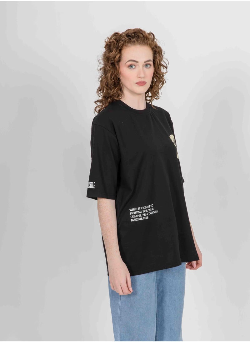 KA-1 BREATHE FIRE T-SHIRT BLACK