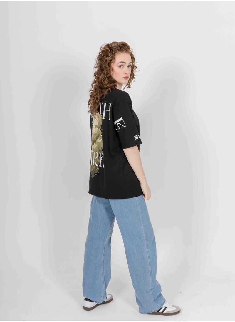 KA-1 BREATHE FIRE T-SHIRT BLACK