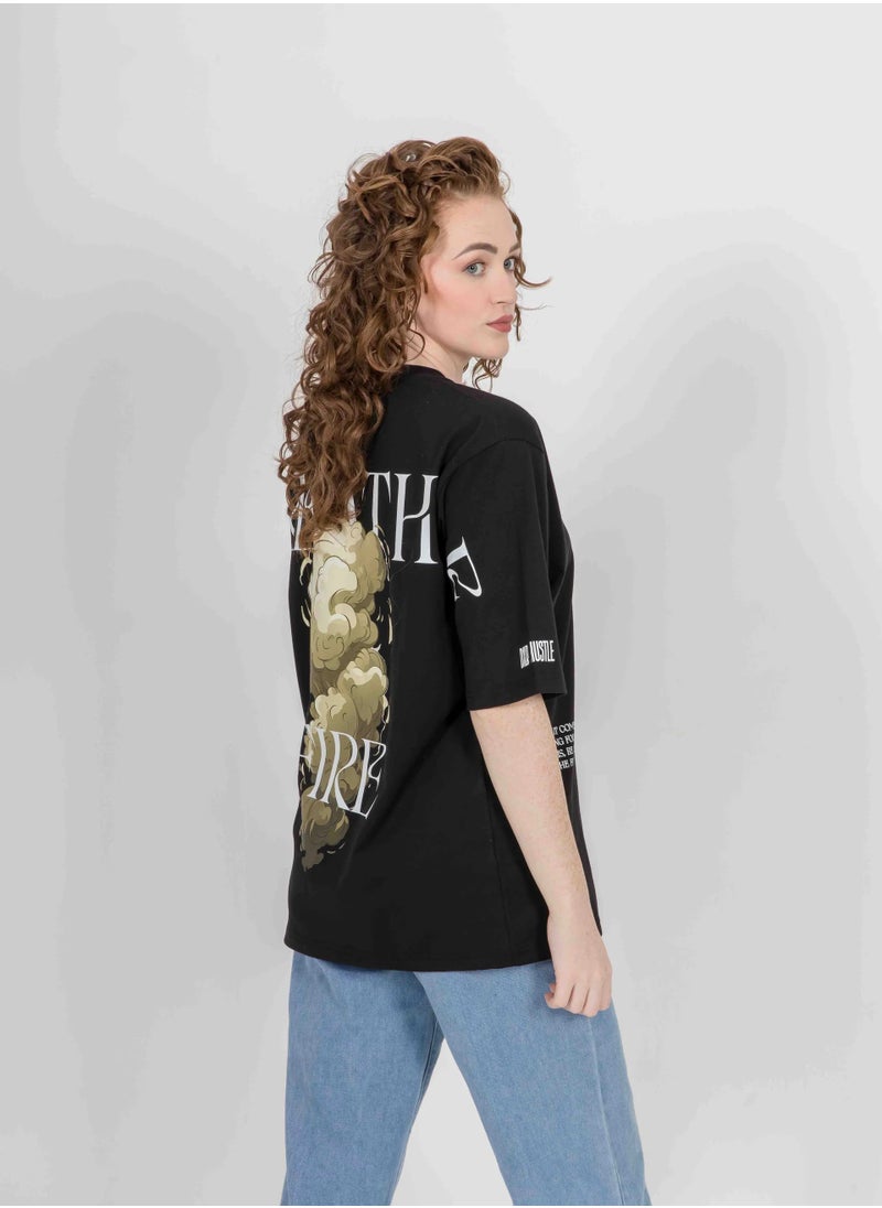KA-1 BREATHE FIRE T-SHIRT BLACK