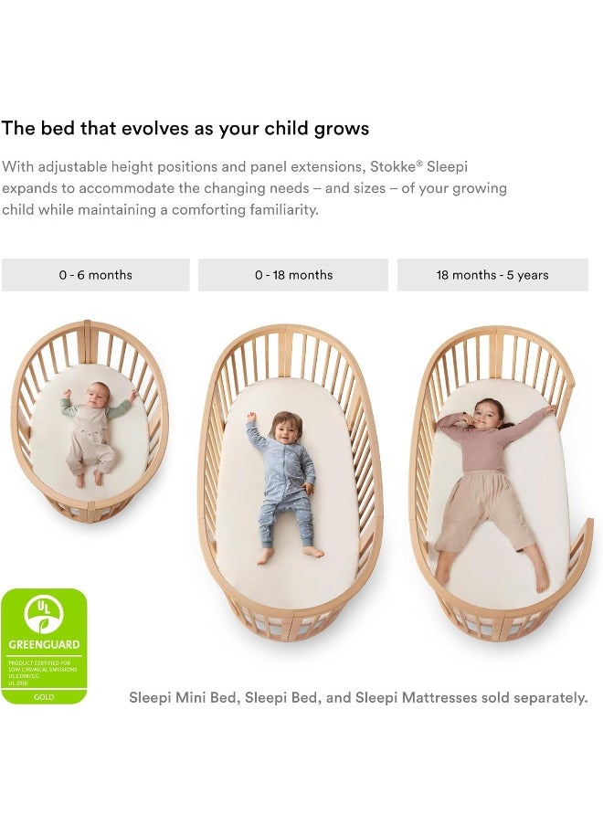 Stokke Sleepi Mini Mesh Liner, White - Breathable 3D Mesh for Safe Sleep - Compatible with Stokke Sleepi Mini - Machine Washable