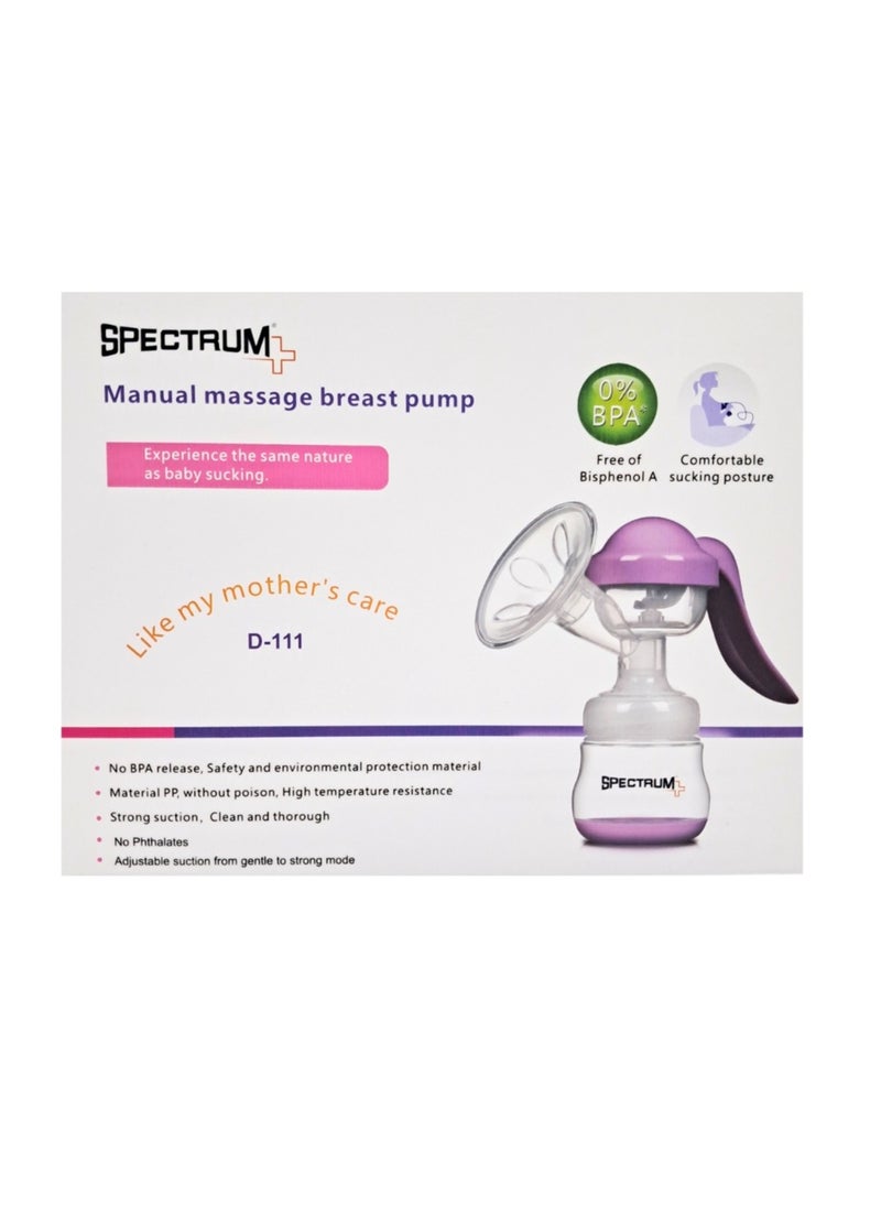 Spectrum Manual Breast Pump-D-111